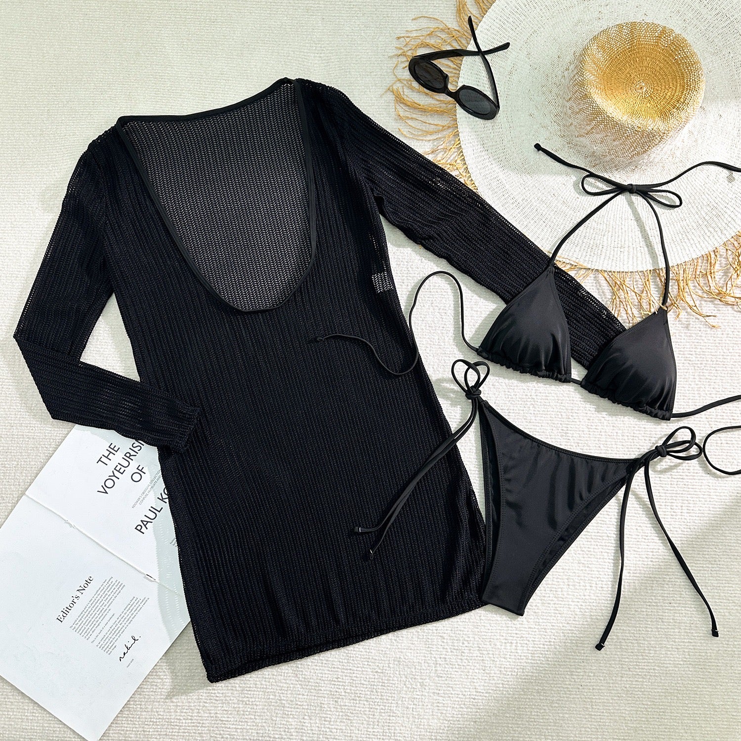 Elegancka Harmonia – Strój Kąpielowy „Noir et Blanc” 2 Kolory